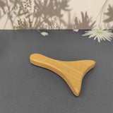 7-Piece Beech Mini Guasha Massager Set Wooden Massage Series Hand-Held Massager In Cloth Bag