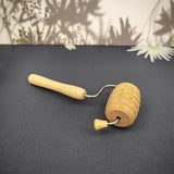 7-Piece Beech Mini Guasha Massager Set Wooden Massage Series Hand-Held Massager In Cloth Bag