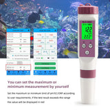7 in 1 Temp ORP EC TDS Salinity S.G PH Meter Online Blue Tooth Water Quality Tester APP Control for Drinking Laboratory Aquarium