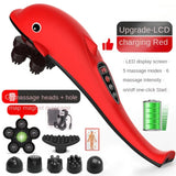 Dolphin Massager Stick Electric Percussion Hammer Back Waist Cervical Spine Handheld Whole Body Multifunctional Vibration Appara