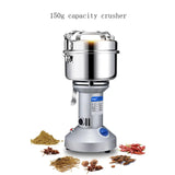 150g Electric Herb Powder Mill Grains Spices Cereals Coffee Crusher Dry Food Grinder hine high speed 220V Stainlesssteel
