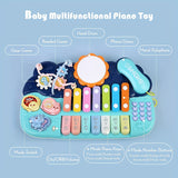 Musical Toys For Toddlers  6 In 1 Multifunction Baby Musical Toys Piano Drum Set  Electronic Learning Toys