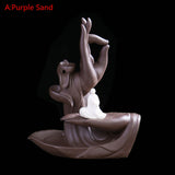 Ceramic Incense Burner Tathagata Buddha'S Hand Backflow Incense Burner Ceramic Purple Sand Incense Burner Buddhist Decoration