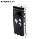 Digital Voice Audio Recording Device with Playback Microphone Song Player Portable Tape Recorder for Lectures Meetings