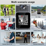 4K 1080P HD Wifi Mini Handheld Back Clip Law Enforcement IR Night Vision Smart Portable Camera Car Recorder