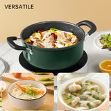 1pc Saucepan, Soup Pot, Non Stick Pot, Double Ear Stew Pot, Multi-purpose Pot For Cooking Soup And Noodles