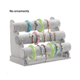 Ice Gray Veet 3 Tier Display Stand Emeral Bracelet Watch Organizer Jewelry Holder