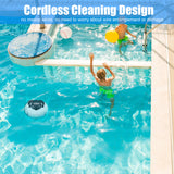 KOSGHO Cordless Robotic Cleaner IPX8 Waterproof Dual-Motor Strong Suction Self-Parking 120Min Runtime Automatic Pool Vacuum