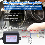 Controller Electric Horn Speaker Control Unit with 8/12 Sound Effects Switching 12-24V for Car Truck Marine Boat