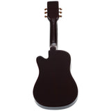 1:12 Miniature Music Instrument Acoustic Guitar Yellow and Brown red
