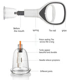 Vacuum 12 cups pumping type cupping hine household body massager extraction joint tank explosi
