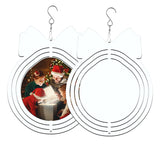6Pack 3D Sublimation Wind Spinner Blanks  White Sublimation Wind Spinner Blanks For Indoor Outdoor Garden Decoration