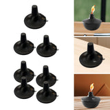 Metal Table Top Outdoor Lightweight High Capacity Rust Resistant Landscape Lanterns Torch for Garden Party Deck Decor Yard