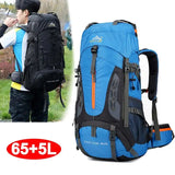 70L Camping Backpack Travel Bag for Men Women Outdoor Sport Hiking Trekking Mountaineering Male Waterproof Rucksack Climbing