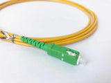 10PCS/bag 2M SC APC Single-fiber single-mode patch cord 2 meter Simpex FTTH fiber optic jumper free shipping