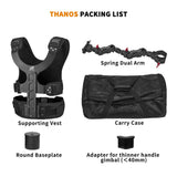 DF DIFITALFOTO THANOS Stabilizer Supporting System Dual-Spring Arm +Load Vest with Gimbal supporting system designed