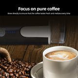 Portable Electric Espresso Machine - 6oz Single Serve, Mini Coffee Maker, Automatic Brew for Camping, Travel, Car, Office