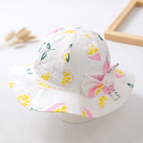 Spring And Autumn Thin Female Baby Big Brim Sunscreen Summer Sun Hat Suitable For Children Aged 1-3