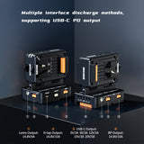 ZINE VM-HS2 Hot Swap/Shark Fin Dual Micro Mount V Lock Battery Adapter Plate w/ LEMO/ D-tap/ BP/ USB-C PD 100W
