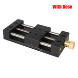 Platform Sliding Table Manual Translation Displacement Station 40x70mm Precision Sliding Table Fine‑Tuning Linear Stage X-Axis