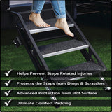 RV Multi Use Non-Slip Car Accessories Camper Step Carpet Wrap Around Cover Stairs Rugs For Cars