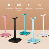Headphone Stand Display Holder Mount Detachable Portable Gaming Headset Organizing Bracket Shelf Rack Office Storage Box