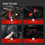 Clamps For Milwaukee 18V Battery Jumper Starter Automotive Booster Cables 6.4ft 8AWG Cable Power Tool e