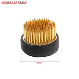 Round Ikebana Kenzan Flower Frog Art Flower Arranging Needle Holder Fixed Arranging Tool Rubber Base Holder Garden Floral Decor
