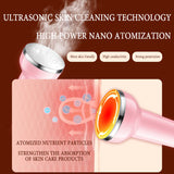 Dropshipping Ultrasonic Facial Tightening Beauty Apparatus High Frequency Face Cleansing Pore and Blackhead Removal Anti-wrinkle