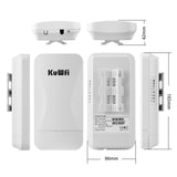Long Range 1-2KM bridge 2.4G 300Mbps Outdoor CPE AP Repeater Modes WiFi Extender to Point Wireless Bridge