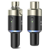Lekato Mw-1 Wireless Microphone System Wireless Receiver Transmitter System Rechargeable Wireless Guitar 5.8Ghz Plug On Xlr