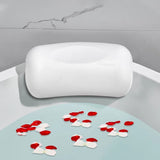 SPA Pillow,Non-slip Bathtub Headrest Soft Waterproof Bath Pillows with Suction Cups Easy To Clean Bathroom Accessories