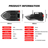 V081 Bait RC Boat Dual Motor Fish Finder Support Automatic Cruise with Night Light Turn Signal for Fishing 12000mAh