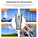 Industrial for Small Orifice Thermometer HT-9829 Digital Wind Vane Anemometer Portable Hot Wire