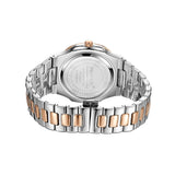 PINTIME Men's Watches Stainless Steel Strap Fashion Quartz Wristwatch Waterproof 30M Shiny Zircon Case Business Male Clock Reloj