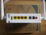 4PCS New For F663NV3A 1GE+3FE+1POTS WIFI GPON ONU ONT Router FTTH Fiber Termina English Version