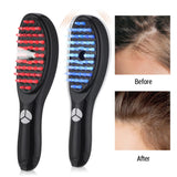 Electric Spray Massage Growth Vibration Head Massager Brush LED Anti Hair Loss Scalp Liquid Medicine Atomizing Comb