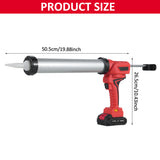 Electric Kit 21V Caulking hine with Aluminum Tube Cordless Equipped LED Light 7 Adjustable Speeds