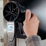 Testo 417 Set 1200×200mm and 330×330mm Vane Anemometer Set 0563 4171 with 100mm Testo 417 Vane Anemometer