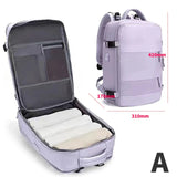 Oxford Gym Backpac Laptop Backpack with Shoe Compartment LargeCapacity Travel Daypack Dry Wet Separation Waterproof Bag
