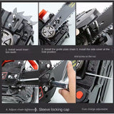 65CC Professional Tree Cutting High Power Gasoline Saw Handheld Chainsaw Cutting Woodworking Garden Tools 20 Inches