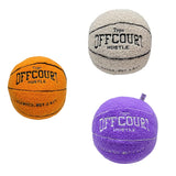 Offcourt Pillow, Shaped Teddy Fleece Embroidered Basketball Throw Pillow Fuzzy Plush Toy