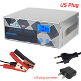 12V 24V 260W Smart Car Charger LED Display Intelligent For Motorcycle SUV Truck Pulse Repair Battery Charging High Power