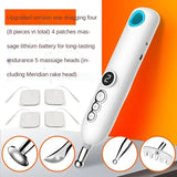 Smart Meridian Electronic Rechargeable Acupuncture Massage Pen Pulse Acupoint Physiotherapy Electrode Patch Massager