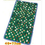 Natural massager white hemp foundation stone cobblestone gravel road walking foot massage cushion carpet finger board