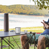 Titanium 375ml Mug with Lid and Filter Tea for Outdoor Hiking Travel Camping Picnic water Cup Cookware Tableware