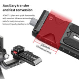 Gimbal Aluminum Alloy Arca-Swiss Quick Release Plate Adapter Replacement for DJI RS2 RSC2