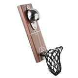 Creative Bottle Wooden Wall Mounted Basketball Court Opener Beer Personalized Magnetic Fridges Stickers For Home/Bar