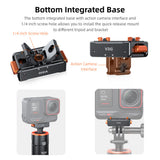VRIG AC07 Sports Camera Quick Release Magnetic Adapter Mount Aluminum Alloy for Insta360 Ace/Ace Pro