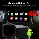 4 Cores 2+32G Car Smart Box Dongle To Wireless Auto Android 10 App Store Apply for OEM Wired Carplay Cars